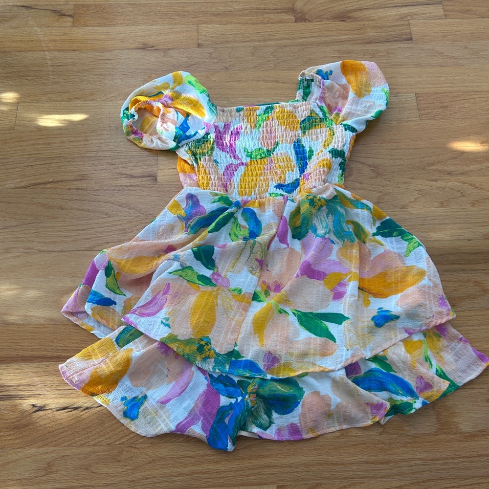 Floral Puff Sleeve Dress